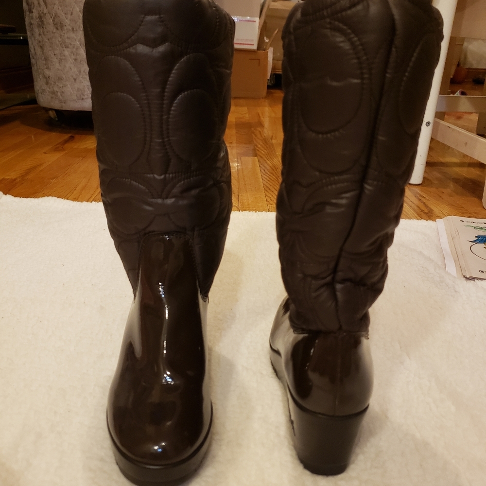 Coach Cantina Quilted winter Boots - Picture 10 of 10